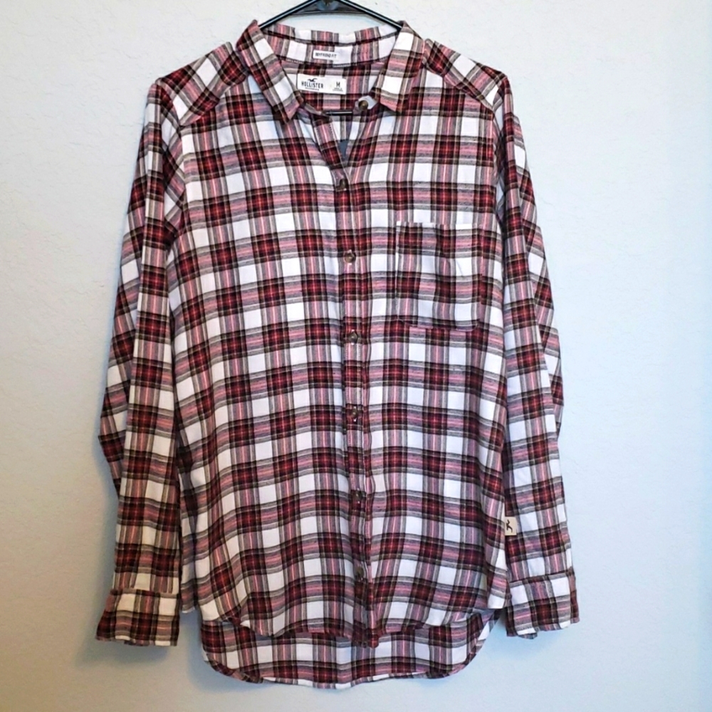 Hollister Boyfriend Fit Flannel